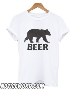 beer bear smooth t shirt