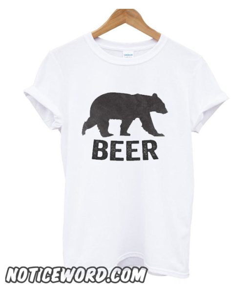 beer bear smooth t shirt