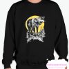 90s Wolf Full Moon smooth Sweatshirt