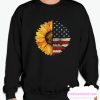 American Flag Sunflower smooth Sweatshirt