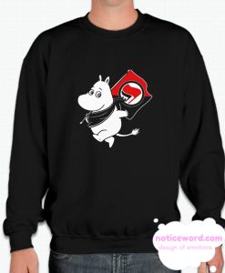 Antifa Moomin Anti-Fascist smooth Sweatshirt