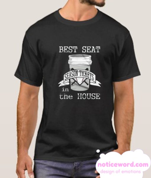 Baseball Bucket Best Seat in the House smooth T-shirt