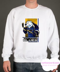 Bear St Louis Blues Stanley Cup smooth Sweatshirt