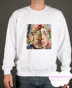 Billie Eilish Flower Aesthetic Printed Cool smooth Sweatshirt