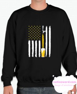 Craft Beer American Flag USA smooth Sweatshirt