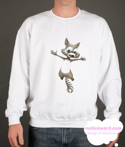 Cute Racoon smooth Sweatshirt