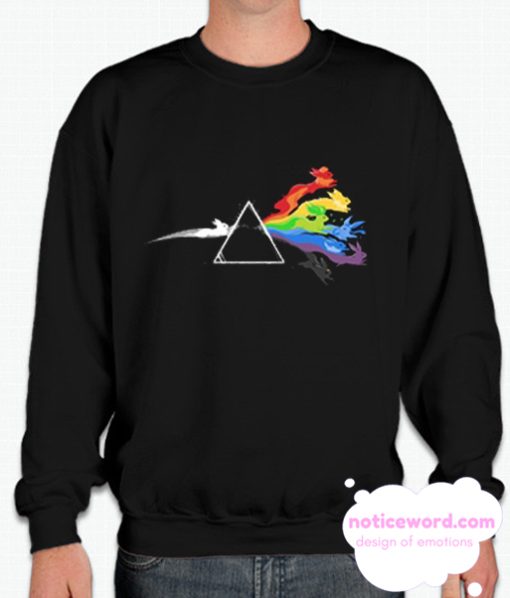 Dark Side of the Eevee Pokemon smooth Sweatshirt