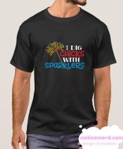 Dig Chicks Sparklers smooth T Shirt