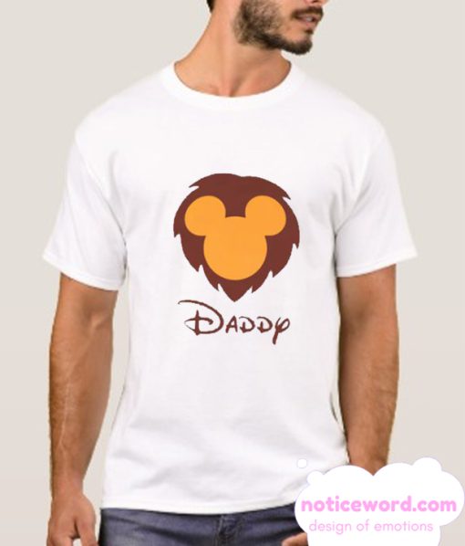 Disney Mickey Lion King Daddy smooth T-Shirt