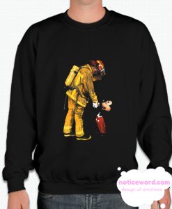 Firefighter Fireman and Mickey Mouse smooth Sweatshirt