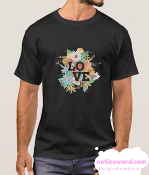 Floral Love smooth T Shirt