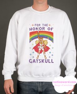 For the Honor of Gayskull smooth Sweatshirt