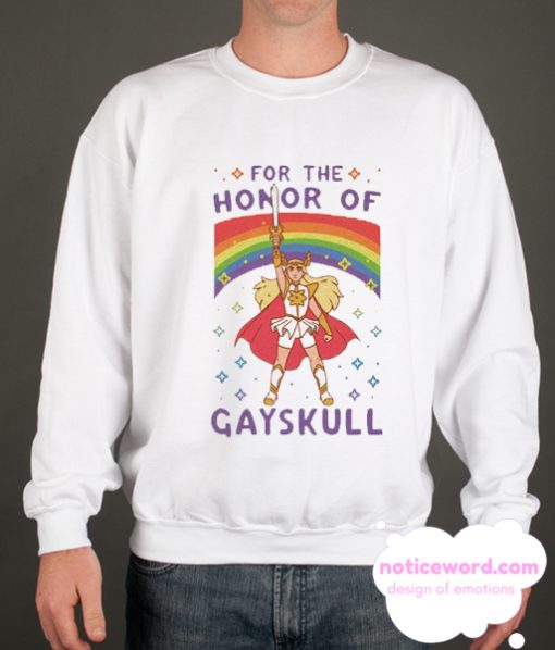 For the Honor of Gayskull smooth Sweatshirt