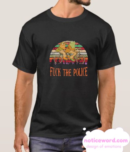 Frog And Toad Fuck The Police Unisex smooth T shirt