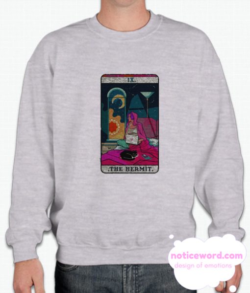 HERMIT TAROT CARD smooth Sweatshirt