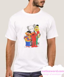 Kaws X Sesame Street Family Collab smooth T Shirt