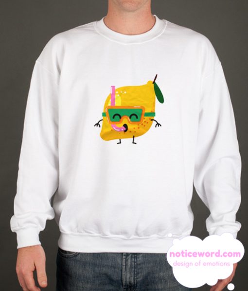 Lemon Summer smooth Sweatshirt