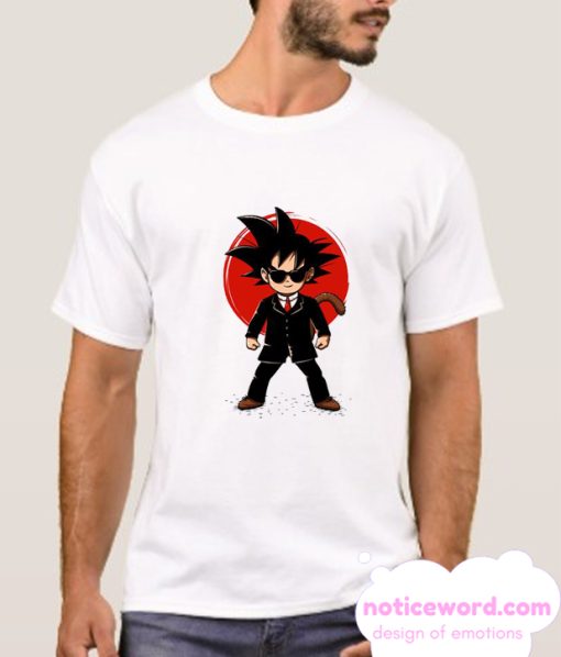 Men In Black Son Goku smooth T Shirt