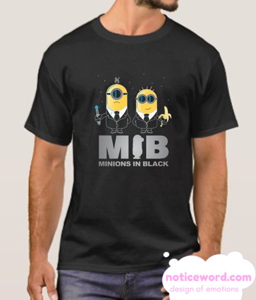 Minions in Black T Shirt