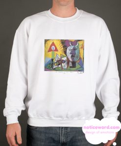 Picasso Palette Candlestick And Bust Of Minotaur smooth Sweatshirt