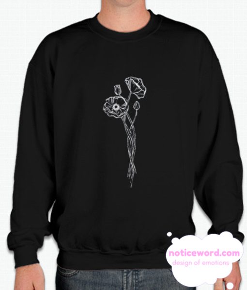 Poppies Design smooth Sweatshirt