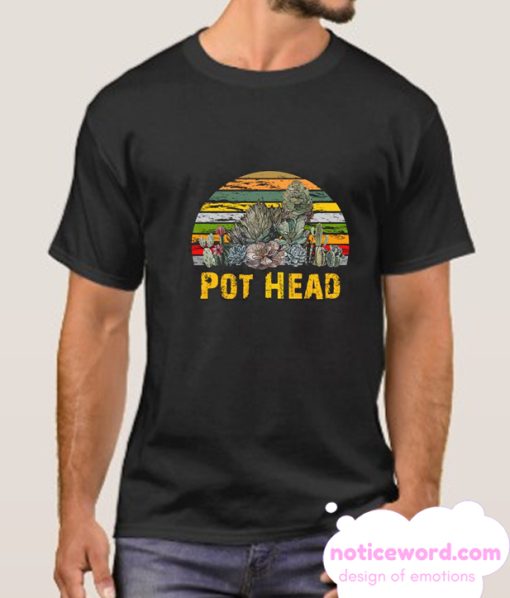 Pot Head Stone Flowers smooth t Shirt