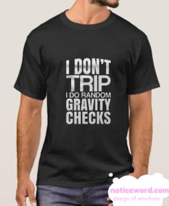 Random Gravity Checks smooth T Shirt