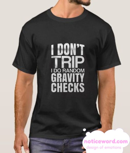 Random Gravity Checks smooth T Shirt