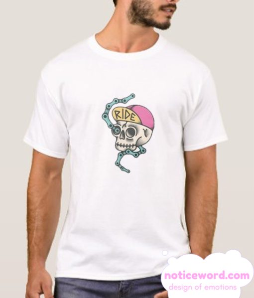 Ride Skull smooth T Shirt