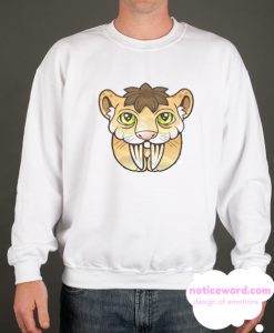 Saber toothed tiger smooth Sweatshirt