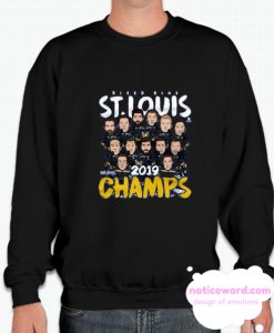 St Louis Blues 500 Level NHL 2019 Stanley Cup Champs smooth Sweatshirt