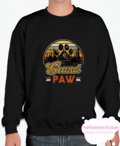 Vintage grand paw dog lover smooth Sweatshirt