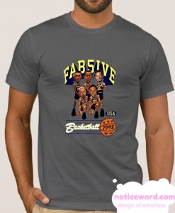 ab Five Michigan Retro Caricature smooth T Shirt