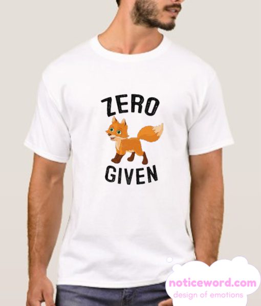 zero fox given smooth t-shirt