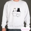 4 Cats in a Box smooth Sweatshirt