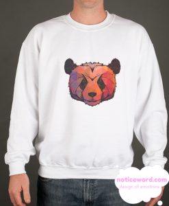 Abstract Panda smooth Sweatshirt