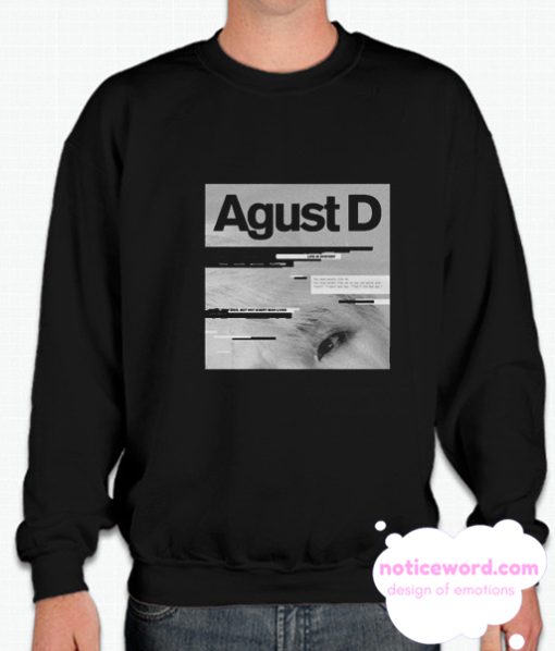 Agust D Suga Album smooth Sweatshirt