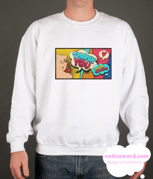 Artistic And Colorful Pop Design smooth Sweatshirt