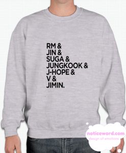 Bangtan Sonyeondan smooth Sweatshirt