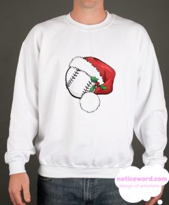 Baseball Santa Cap smooth Sweatshirt