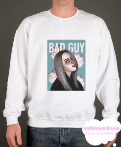 Billie Eilish Short Sleeve smooth Sweatshirt