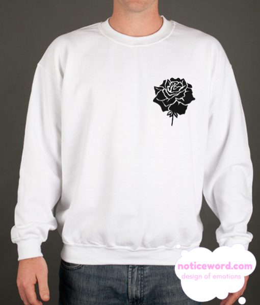 Black Rose smooth Sweatshirt