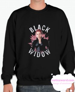 Black Widow Burst smooth Sweatshirt