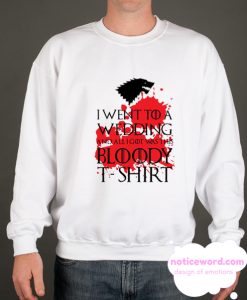 Bloody Wedding smooth Sweatshirt