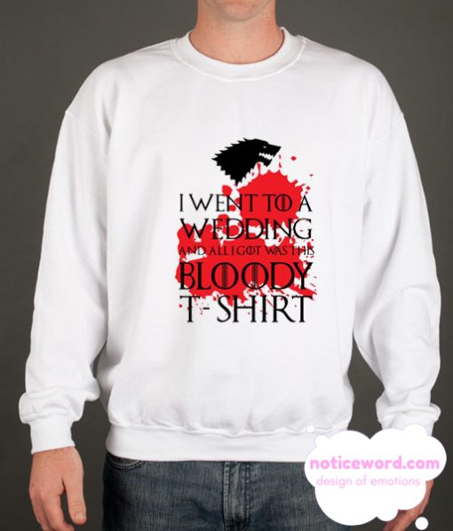 Bloody Wedding smooth Sweatshirt