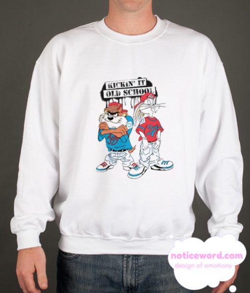 Bugs Bunny and Taz Old School smooth Sweatshirt