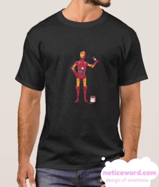 C-3PO Wants To Be Iron Man Funny smooth T-Shirt