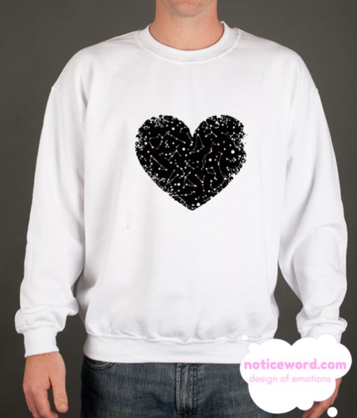 Constellation Heart smooth Sweatshirt