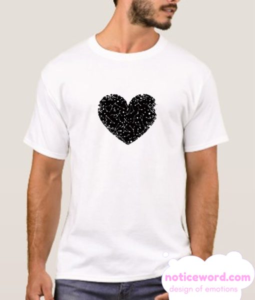 Constellation Heart smooth T Shirt