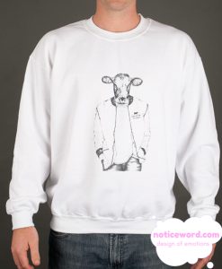 Cool Cow Mens smooth Sweatshirt